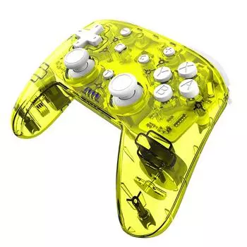 Прозрачный беспроводной Bluetooth вибрационный игровой контроллер для игровой консоли Switch Pro, аксессуары для игровой консоли красный