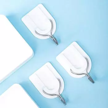 Прозрачный бесшовный самоклеящийся крючок для ванной комнаты — гвозди не требуются