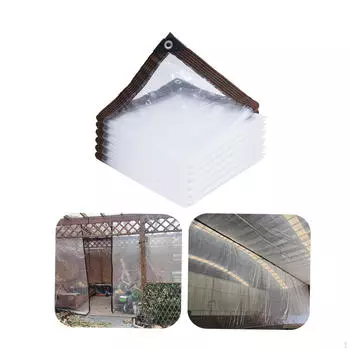 Прозрачный брезент для использования на открытом воздухе в саду и на террасе 300cmx400cm