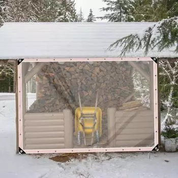 Прозрачный брезент, водонепроницаемый садовый брезент, уличное непромокаемое покрытие, всепогодный брезент с A