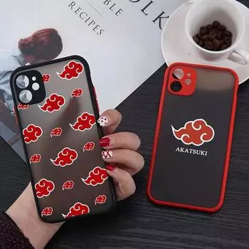 Прозрачный чехол A-Akatsukis-Anime Cloud для iPhone 13 12 11 Pro Max 12 mini XS Max XR 7 8 Plus SE Cover Shell iPhone 6 6s