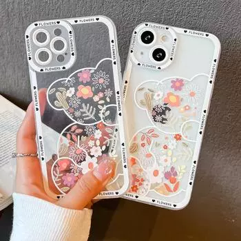 Прозрачный чехол-бампер для Iphone 14 Pro Max, чехол для Iphone 13 14 11 Pro 12 Xr X Xs Max 7 8 Plus Se 2020 2022, защитный мягкий чехол For iP SE 2020 2022