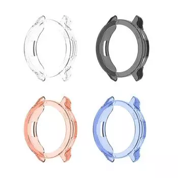 Прозрачный чехол-бампер из ТПУ для Xiaomi Watch S1 Active/Цвет часов 2 # белый