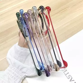 Прозрачный чехол без границ с покрытием для Huawei Mate 60 Pro Plus 60Pro 60ProPlus 60Pro + с гальваническим покрытием, прозрачная жесткая задняя крышка, ультратонкий чехол For Mate 60 Pro / 60 Pro Plus чистый