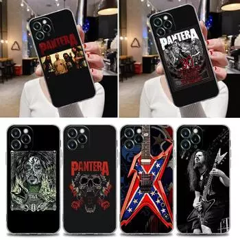 Прозрачный чехол для Apple iPhone 12 11 13 Pro Max mini XS X XR 7 8 Plus SE, чехлы Pantera Dimebag Darrell Guiar Rock Band iphone 6 or 6s