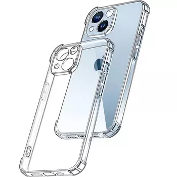 Прозрачный чехол для Apple iPhone 14 13 Mini 13 Pro Max, толстый противоударный мягкий силиконовый чехол для телефона iPhone 14 Pro Max 13Pro 14 Plus For iPhone 13 прозрачный