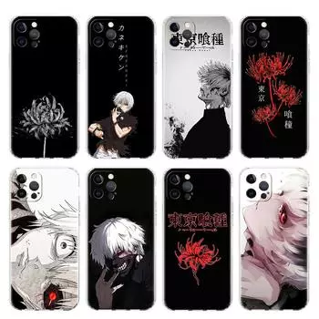 Прозрачный чехол для Apple iPhone 14 13 11 12 Pro 7 8 Plus XR X XS Max 6 6S 14Pro силиконовый чехол для телефона японский Tokyo Ghoul Suave iPhone 14 Pro Max