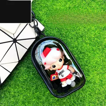 Прозрачный чехол для демонстрации фигурок, водонепроницаемый, портативный, с застежкой-молнией, компактный