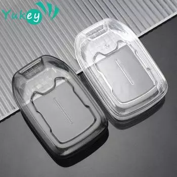 Прозрачный чехол для дистанционного ключа с 5 кнопками для Chevrolet 2015 2016 GMC Yukon Suburban Tahoe Smart Автоаксессуары чёрный