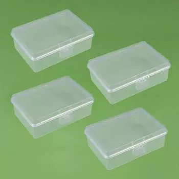 Прозрачный чехол для хранения фотокарт K-Pop фотокарт с верхней загрузкой, пластиковый контейнер для хранения