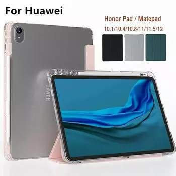 Прозрачный чехол для Huawei Matepad Air 11,5 Pro 11 2023 SE 10,4 T10S, чехол для Huawei Honor Pad 8 7 6 X6 X8 V6 X9 X8 Pro, чехол для планшета Matepad 10.4 светло-зеленый
