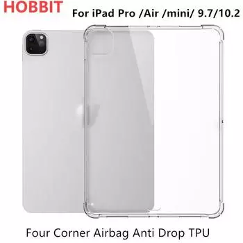 Прозрачный чехол для iPad Pro 11 дюймов 2, 3, 12,9, 6, Air, 4, 5, 10,2, 9, 8, 7, Mini 6, 5, 4, 3, 2, 1, прозрачный мягкий чехол из ТПУ Ipad Mini 6th чистый