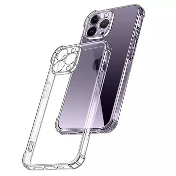 Прозрачный чехол для iPhone 14 Pro Max 13 Pro 12 Mini 11, толстый противоударный мягкий силиконовый чехол для телефона iPhone XR XS Max X 6 7 8 Plus For iPhone 11 Pro прозрачный