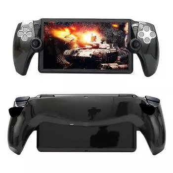 Прозрачный чехол для контроллера игровой консоли, моющийся чехол для ПК, чехол для PS5 Portal для Playstation Portal красный