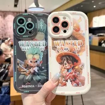 Прозрачный чехол для мобильного телефона Puff, прозрачный чехол с милым мультяшным принтом, глянцевая задняя крышка с объективом камеры, полная защита iPhone 7 белый