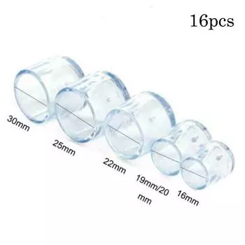 Прозрачный чехол для ног стола, стула, дивана, чехол для ног из ПВХ, износостойкий колпачок, шумоподавление, защита пола для дома