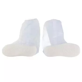 Прозрачный чехол для обуви до колена, водонепроницаемый чехол для обуви многоразового использования с боковой молнией для мужчин XL