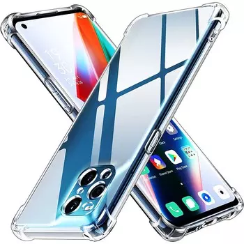 Прозрачный чехол для Oppo Find X3 Pro X3 Neo X3 Lite, толстый противоударный мягкий силиконовый чехол для телефона Oppo Find X5 Pro A17 A57 A57s A78 Oppo Find X3 Pro прозрачный