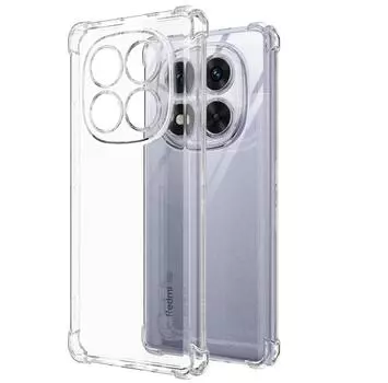 Прозрачный чехол для RedMi Note 14 Pro Plus 14C 13 4G 5G Pro Plus + 13C 13 Мягкий бампер TPU, полностью защитный противоударный прозрачный чехол RedMi 14C чистый