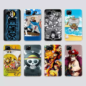 Прозрачный чехол для Samsung A04 A14 A23 M33 M53 Realme 10 9 C35 C55 VIVO X80 Infinix Hot 30 Note 11 Tecno Spark 8P Pro W-77 One Piece Anime Infinix Note 10 Pro аэро