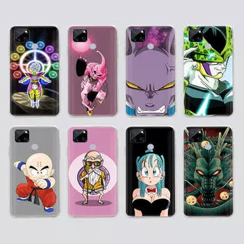 Прозрачный чехол для Samsung A04 A14 A23 M33 M53 Realme 10 9 C35 C55 VIVO X80 Infinix Hot 30 Note 11 Tecno Spark 8P Pro W-88 Dragon Ball Cartoon VIVO Y51A 2021 верблюд