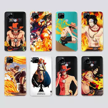 Прозрачный чехол для Samsung A04 A14 A23 M33 M53 Realme 10 9 C35 C55 VIVO X80 Infinix Hot 30 Note 11 Tecno Spark 8P Pro W-78 One Piece Ace Infinix Note 30 5G олений