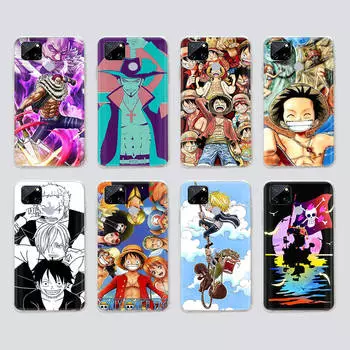 Прозрачный чехол для Samsung A04 A14 A23 M33 M53 Realme 10 9 C35 C55 VIVO X80 Infinix Hot 30 Note 11 Tecno Spark 8P Pro W-81 One Piece Infinix Note 30 5G олений