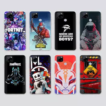 Прозрачный чехол для Samsung A04 A14 A23 M33 M53 Realme 10 9 C35 C55 VIVO X80 Infinix Hot 30 Note 11 Tecno Spark 8P Pro F-92 Fortnite VIVO Y31 2021 аэро