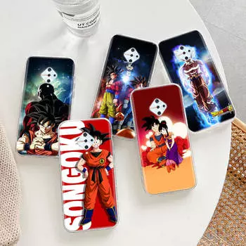 Прозрачный чехол для Samsung A04 A14 A23 A34 A54 M23 M33 M52 M53 Realme Narzo 50 50I 50a Prime C35 C55 C30S 10 9 Pro D-41 Dragon Ball Anime Infinix Hot 11 арлекин