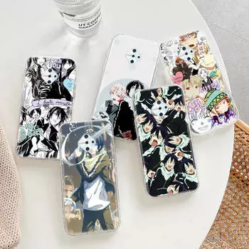 Прозрачный чехол для Samsung A04 A14 A23 A34 A54 M23 M33 M52 M53 Realme Narzo 50 50I 50a Prime C35 C55 C30S 10 9 Pro D-71 Noragami yato Anime VIVO Y22s жасмин