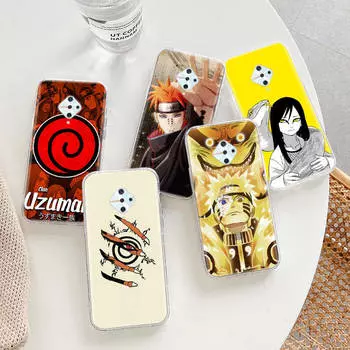 Прозрачный чехол для Samsung A04 A14 A23 A34 A54 M23 M33 M52 M53 Realme Narzo 50 50I 50a Prime C35 C55 C30S 10 9 Pro D-57 Naruto Anime Samsung A14 кожа буйвола