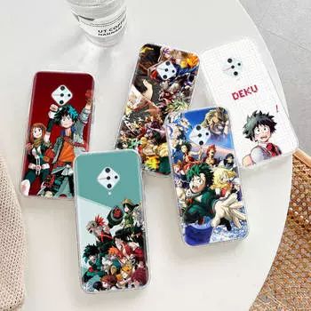 Прозрачный чехол для Samsung A04 A14 A23 A34 A54 M23 M33 M52 M53 Realme Narzo 50 50I 50a Prime C35 C55 C30S 10 9 Pro D-54 Hero Academia VIVO Y11S олений
