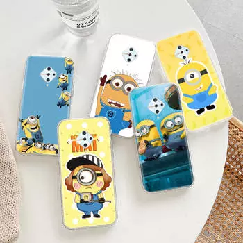 Прозрачный чехол для Samsung A04 A14 A23 A34 A54 M23 M33 M52 M53 Realme Narzo 50 50I 50a Prime C35 C55 C30S 10 9 Pro M-78 милые миньоны Realme C30s бездна