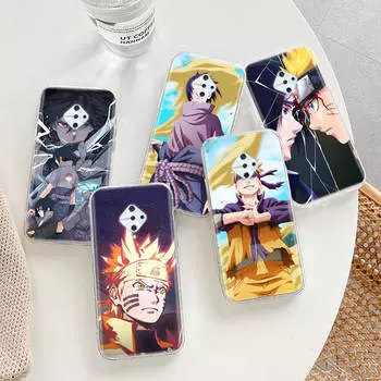 Прозрачный чехол для Samsung A04 A14 A23 A34 A54 M23 M33 M52 M53 Realme Narzo 50 50I 50a Prime C35 C55 C30S 10 9 Pro D-42 Наруто Саске Tecno POP 5 верблюд