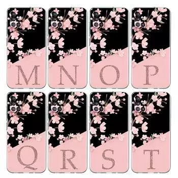Прозрачный чехол для Samsung Galaxy A52 A12 A51 A32 A21s A71 A32 A22 50 A70 A31 A72 5G чехол для телефона Custom Cherry Blossom Flower M Samsung A53 5G