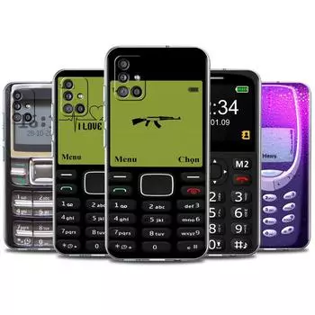 Прозрачный чехол для Samsung Galaxy A52 A12 A51 A32 A21s A71 A32 A22 50 A70 A31 A72 5G, чехол для телефона с принтом для смартфона Samsung A53 5G