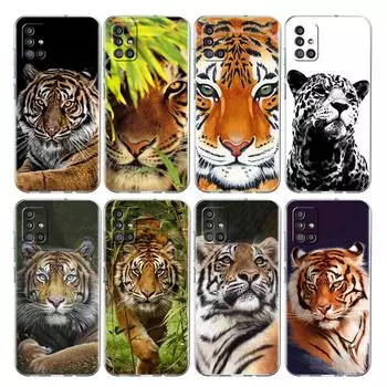 Прозрачный чехол для Samsung Galaxy A52 A12 A51 A32 A21s A71 A32 A22 50 A70 A31 A72 5G, чехол для телефона Tiger Cool Samsung A03