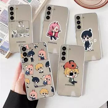 Прозрачный чехол для Samsung Galaxy S20 FE S22 Ultra S21 Plus Note 20 10 Lite S10 S10e S9 S8 9, мягкий чехол для телефона с бензопилой Man Power Sac Samsung S8 Plus