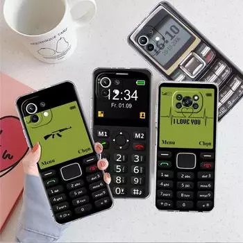 Прозрачный чехол для смартфона с принтом для Xiaomi Mi Poco X3 NFC M3 Pro F3 F1 11 Lite 12 Note 10 11T 9T, прозрачный чехол для телефона Xiaomi Poco F3