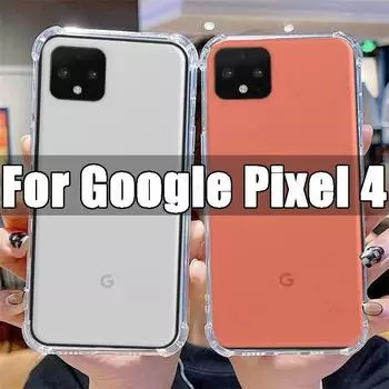 Прозрачный чехол для телефона Google Pixel 4, прозрачный чехол из ТПУ для Google Pixel4, 5,7 дюйма, G020M, противоударные чехлы с защитой от царапин For Google Pixel 4 чистый