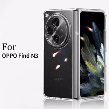 Прозрачный чехол для телефона HD для OnePlus Open 5G, прозрачный жесткий защитный чехол для ПК для Oppo Find N3, прочный чехол для OPPO Find N2, раскладной чехол для OPPO Find N For OnePlus Open 5G прозрачный