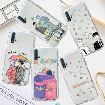 Прозрачный чехол для телефона Heartstopper «Ник и Чарли» для Huawei Honor P mate Y 20 30 40 10 8 5 6 7 9 ixc pro lite prime smart huawei Y5 2018