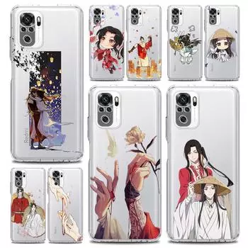 Прозрачный чехол для телефона Heaven Official s Blessing для Xiaomi Redmi Note 12 10C 10 11 9 8 Pro Plus 9S 7 8T 9T 9A 8A 9C K50 K40 Redmi 9C