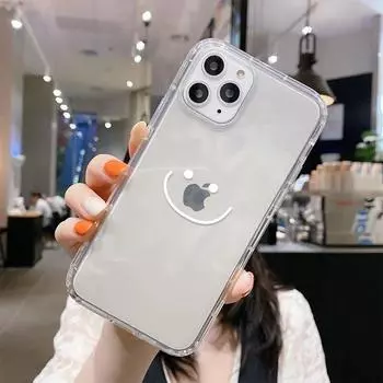 Прозрачный чехол для телефона iPhone 15, чехол для iPhone 13, 14, 11, 12, 15 Pro Max 12 13 Mini XR X XS Max 7 8 Plus SE, противоударный чехол с сердечком Love 7 Plus 8 Plus