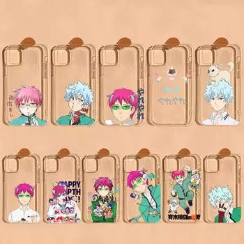 Прозрачный чехол для телефона из японского аниме «Катастрофическая жизнь Сайки К» для Iphone 11 12 13 Mini Pro Xs Max 8 7 6 6s Plus X 5S Se 2020 Xr For iphone SE 2020
