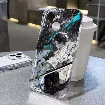 Прозрачный чехол для телефона Jujutsu Kaisen Yuta Okkotsu Gojo Satoru для IPhone 15 14 13 12 11 Pro Max Plus iPhone 15