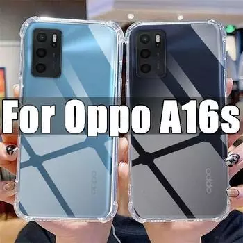 Прозрачный чехол для телефона Oppo A16s, прозрачный чехол из ТПУ для Oppo A16 SA 16 16s 6,52 дюйма CPH2271, противоударные чехлы с защитой от царапин For Oppo A16s чистый