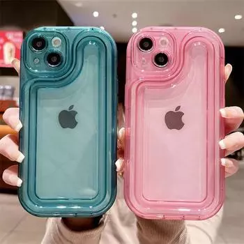 Прозрачный чехол для телефона с защитой камеры для Iphone 14pro Max 13 12 11 Pro Max 14 Plus, прозрачный противоударный силиконовый мягкий чехол на заднюю панель For iPhone 14Pro