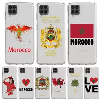 Прозрачный чехол для телефона Samsung Galaxy A51 с флагом Марокко A71 A21S A12 A11 A31 A52 A41 A32 A23 A33 A53 A73 A03S A13 5G Samsung A41