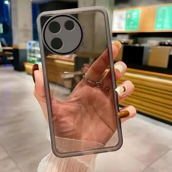 Прозрачный чехол для телефона Vivo V30e 5G V30 Pro Lite, защитная пленка для полного объектива, прозрачный мягкий силиконовый чехол для Vivo Y03 Y38 Y18E IQOO Z9 Turbo Z9X vivo V30e 5G белый